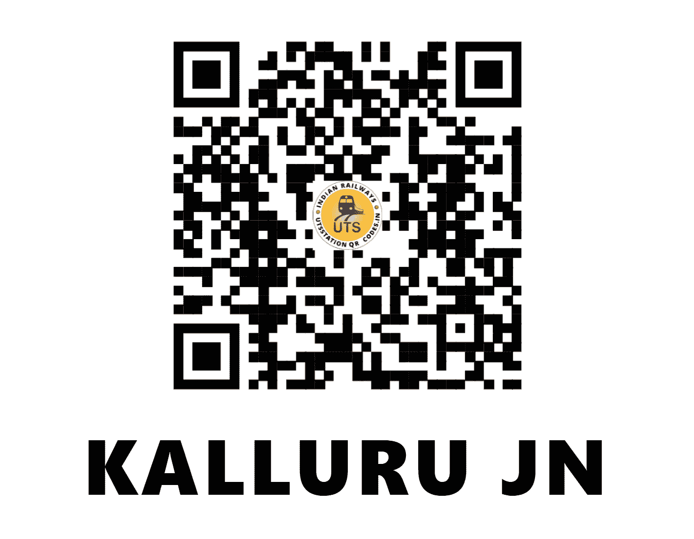 UTS QR Code for KALLURU JN - KLU - SC (ANDHRA PRADESH)